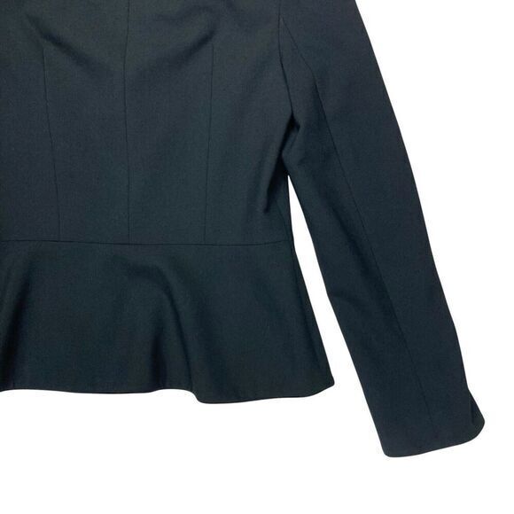 Rebecca Taylor Jacket Womens 6 Black Preppy Academia Country Club Capsule Blazer - Picture 9 of 16